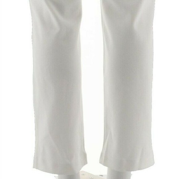 NWT ISAAC MIZRAHI PONTE KNIT ANKLE PANTS 28W - Picture 7 of 10